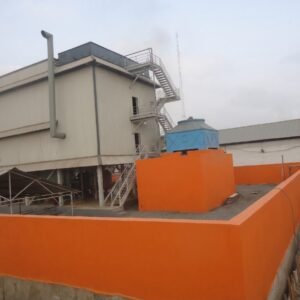 PLANT WITH COMPOUND WALL